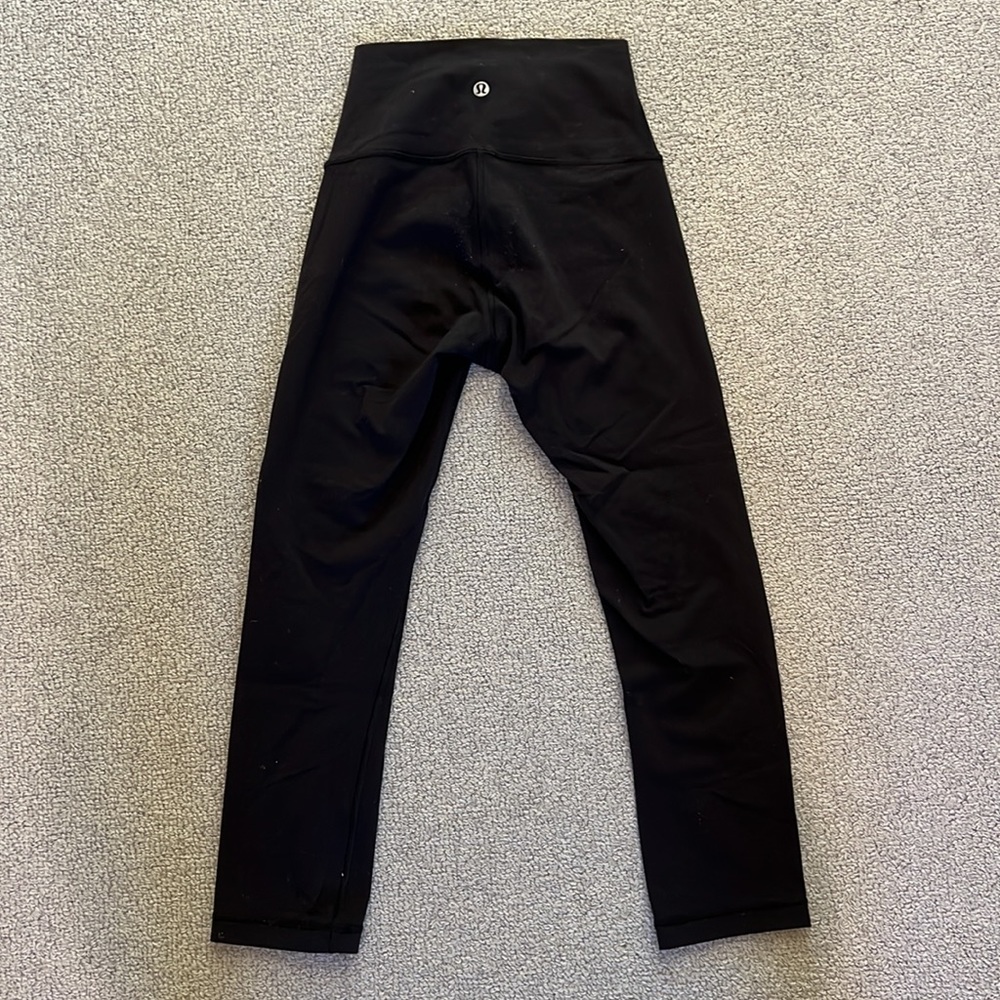 Black Lululemon Leggings 23” - Picture 3 of 3